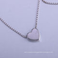 2018 New Valentine's Day Gift cooper fashion couples lovers Heart pendant Necklace